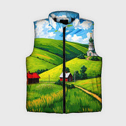 Женский жилет Русская деревенька