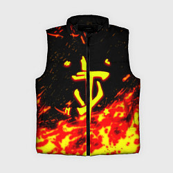 Женский жилет Doom огненное лого