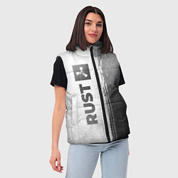 Женский жилет Rust - white gradient по-вертикали, цвет: 3D-черный — фото 2