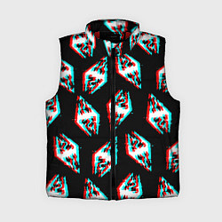 Женский жилет Skyrim glitch logo patten