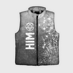 Женский жилет HIM - grey gradient по-вертикали, цвет: 3D-черный