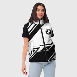 Женский жилет BMW geometry black, цвет: 3D-черный — фото 2