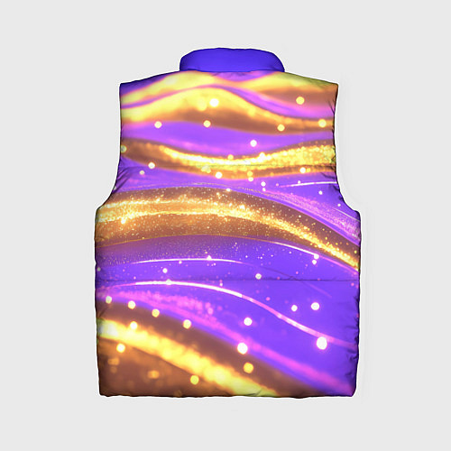 Женский жилет Блестящая волнистая текстура / 3D-Красный – фото 2