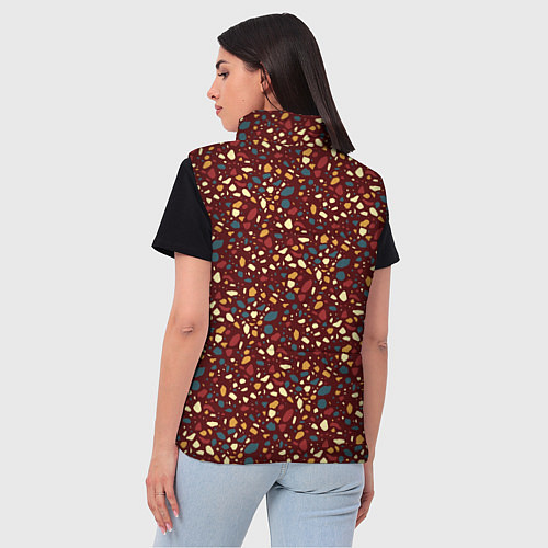 Женский жилет Садовая дорожка / 3D-Светло-серый – фото 4