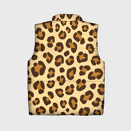 Женский жилет Паттерн с пятнами леопарда / 3D-Красный – фото 2