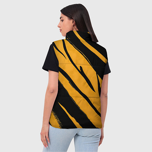 Женский жилет Тигровый раскрас / 3D-Светло-серый – фото 4