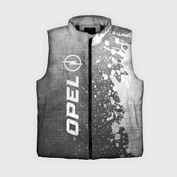 Женский жилет Opel - grey gradient по-вертикали, цвет: 3D-черный