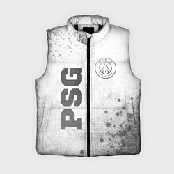 Женский жилет PSG - white gradient вертикально, цвет: 3D-черный