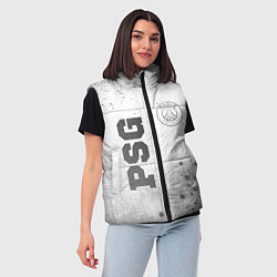 Женский жилет PSG - white gradient вертикально, цвет: 3D-черный — фото 2