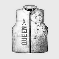 Женский жилет Queen - white gradient по-вертикали, цвет: 3D-черный