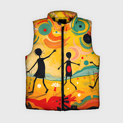 Женский жилет Радостные солнечные человечки