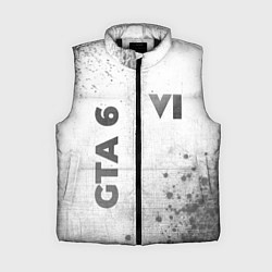 Женский жилет GTA 6 - white gradient вертикально