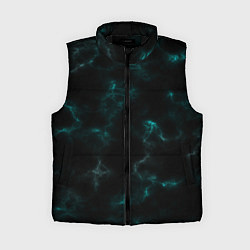 Женский жилет Color black turquoise, цвет: 3D-черный