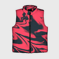 Женский жилет Color black red, цвет: 3D-черный
