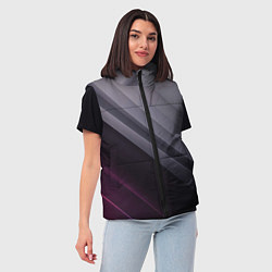 Женский жилет Color black grey, цвет: 3D-черный — фото 2