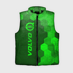Женский жилет Volvo - green gradient по-вертикали, цвет: 3D-черный