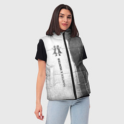 Женский жилет Hunter x Hunter - white gradient по-вертикали, цвет: 3D-черный — фото 2