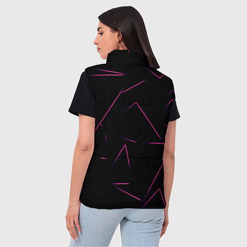 Женский жилет Color pink line / 3D-Светло-серый – фото 4