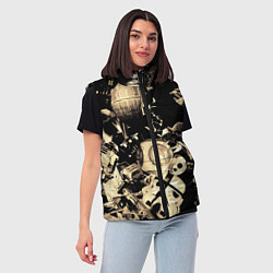 Женский жилет Дарт Вейдер Йода Чубакка и другие из Star Wars, цвет: 3D-черный — фото 2