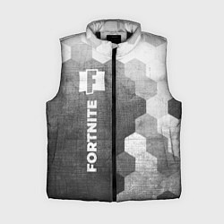 Женский жилет Fortnite - grey gradient по-вертикали, цвет: 3D-черный