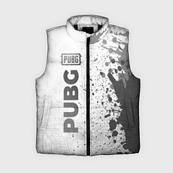 Женский жилет PUBG - white gradient по-вертикали, цвет: 3D-черный