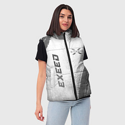 Женский жилет Exeed - white gradient вертикально, цвет: 3D-черный — фото 2