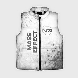 Женский жилет Mass Effect - white gradient вертикально