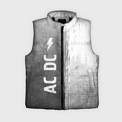Женский жилет AC DC - grey gradient по-вертикали, цвет: 3D-черный
