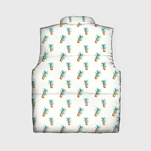 Женский жилет Летние мотивы ананас / 3D-Красный – фото 2