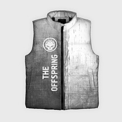 Женский жилет The Offspring - grey gradient по-вертикали, цвет: 3D-черный