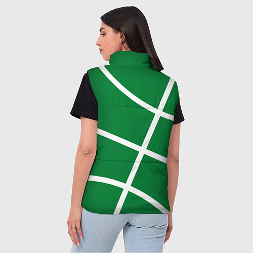 Женский жилет Boston Celtics green / 3D-Светло-серый – фото 4