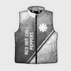 Женский жилет Red Hot Chili Peppers - grey gradient вертикально, цвет: 3D-черный