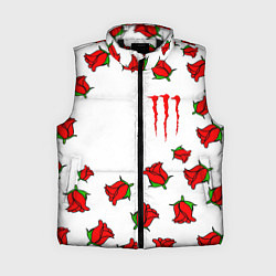 Женский жилет Monster energy steel rose
