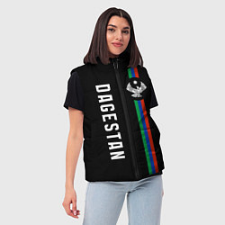 Женский жилет Республика - Дагестан, цвет: 3D-черный — фото 2