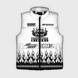 Женский жилет Dead white - Bones, цвет: 3D-черный