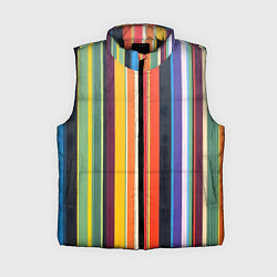 Женский жилет Разноцветная полоска