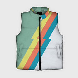 Женский жилет Рок молния Боуи весенняя палитра