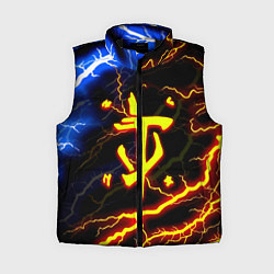 Женский жилет Doom молнии шторм, цвет: 3D-черный