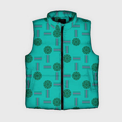 Женский жилет Мячи и полосы