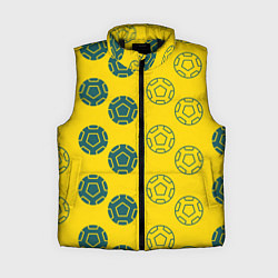 Женский жилет Ряды из спортивных мячей