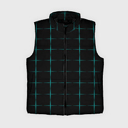 Женский жилет Color black blue crosses