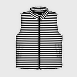 Женский жилет Тельняшка подводника, цвет: 3D-черный