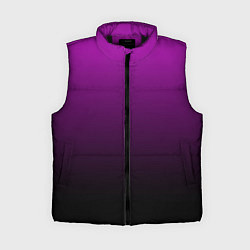 Женский жилет Purple gradient, цвет: 3D-черный