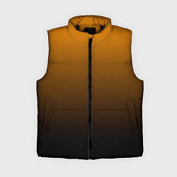 Женский жилет Orange gradient, цвет: 3D-черный
