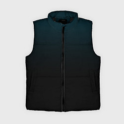 Женский жилет Морская глубина в чёрном