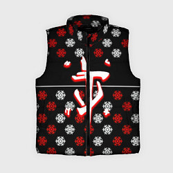 Женский жилет Doom winter pattern steel