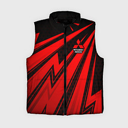 Женский жилет Митсубиси - красные молнии