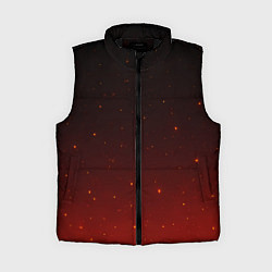 Женский жилет Черно-красный градиент со свечением, цвет: 3D-черный