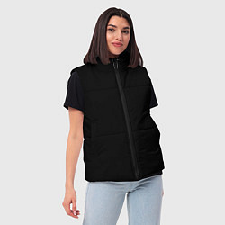 Женский жилет Призыв к победе полноцветный арт феникса, цвет: 3D-черный — фото 2