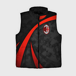 Женский жилет Камуфляж - ФК Милан, цвет: 3D-черный
